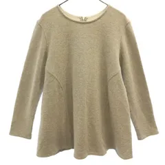 L'EQUIPE YOSHIE INABA レキップヨシエイナバ 長袖 スウェット カットソー 40 グレー プルオーバー レディース 古着