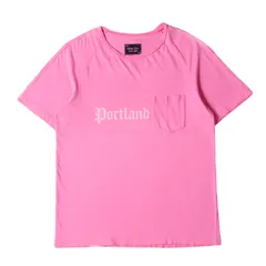NUMBER (N)INE ナンバーナイン Tシャツ サイズ:3 08AW ポートランド期 プリント ポケット クルーネック Tシャツ ピンク トップス カットソー 半袖【メンズ】のサムネイル