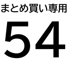 まとめ買い専用 ５４ ☆（B22）