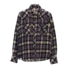 T.M.T (ティーエムティー) CHECK SHIRT ダブルガーゼ チェック柄 長袖 ウエスタンシャツ グレー/ホワイト TSH-S14SP04のサムネイル