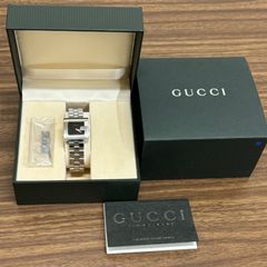 コマ付 稼働品 GUCCI GQ3600 WM-L 腕時計 保証書 レディース - メルカリ