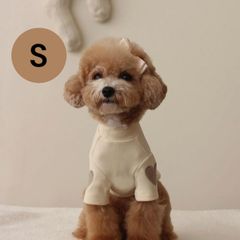 S　犬服　ハート　トレーナー　ドッグウェア  お散歩お出かけ