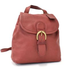 オールドコーチ 4152 レザー 3way リュックハンドバッグレッド USA製 