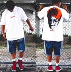サプール SAPEur 浜田雅功 Tシャツ オレンジ　コラボレーションのサムネイル