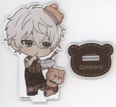 【中古】アクリルスタンド・アクリルパネル 凪誠士郎 ミニキャラアクリルスタンド くまカフェver. 「ブルーロック×CHARACHA＜Welcome to KUMA CAFE＞ in FavoteriA」