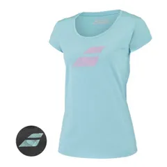 「ＵＳサイズ」バボラ(Babolat) 2023 SS レディース EXERCISE エクササイズ フラッグ 半袖Tシャツ 4WS23442(23y2mテニス)【メール便発送】(330019938)