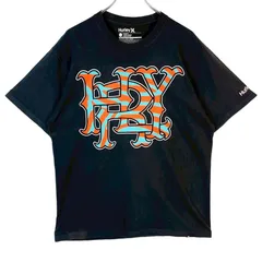 メキシコ製ハーレーHurley半袖Tシャツデカロゴプリントロゴドンサーフブランド袖プリント黒ブラックオレンジ水色ライトブルースポーツアウトドアアメカジストリートvintageヴィンテージ50715