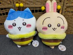 E25-20250713-98 【タグ付き2点セット】ちいかわ ハチさんBIGぬいぐるみ　ちいかわ　ハチワレ サイズ：約40cm