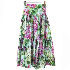 DOLCE&GABBANA ドルチェ＆ガッバーナ 22SS SKIRT WITH FLORAL PRINT DGロゴフローラルプリントギャザースカート F4CCUT HS5MB ミックス 36のサムネイル