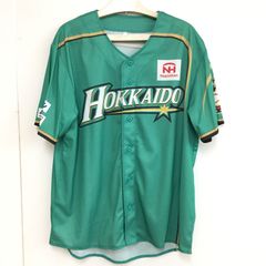 北海道日本ハムファイターズ ユニファーム フリーサイズ グリーン 半袖 ポリエステル100% 東急ハンズ 25d菊ST⑩