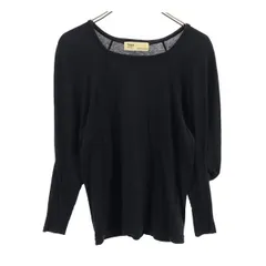 トーガ プルラ 日本製 長袖 カットソー 1 黒 TOGA PULLA TOGA ARCHIVES レディース 【中古】  【230605】