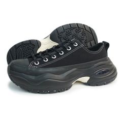 【新品】23.0～25.0cm コンバース CONVERSE スニーカー メンズ レディース ローカット 厚底 オールスター (R) サージトレーナー OX ブラック/ブラック ALL STAR (R) SURGETRAINER OX