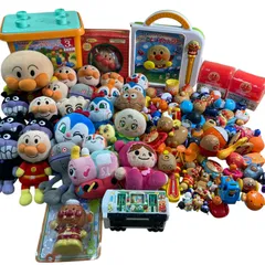 ★  アンパンマン あんぱんまん グッズまとめ ぬいぐるみ フィギュア ことばずかんDX 小物 ドキンちゃん ばいきんまん 他 現状品 6.0kg