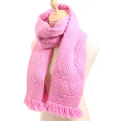 LOUIS VUITTON ルイヴィトン エシャルプ　ロゴマニア　　マフラー　　箱・ショップ袋付