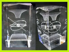 3Dクリスタル エネルギー 浄化 宇宙 曼荼羅 マンダラ 創造の光 透明 クリア 水晶 リラクゼーション 純粋 洗練 進歩 覚醒 ヒーリング 風水