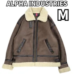 極美品✨アルファインダストリーズ B-3フライトジャケット フェイクムートンM Alpha Industries アルファ インダストリー b-3 メンズ B-3