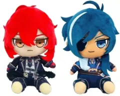 【中古】ぬいぐるみ 全2種セット おすわりぬいぐるみ～ディルック＆ガイア～ 「原神-GENSHIN-」 GiGO・セガ限定