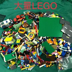 中古 LEGO レゴ   バラバラ パーツ ブロック ベースプレート ミニフィグ など 大量 3.5㎏以上 まとめ売り DH-261-B1 ※基本ブロック 特殊パーツ 基礎板 バイク　車　キャンピングカー　船　乗り物　多数 361