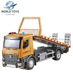 キャリアカー おもちゃ リアル 大きい はたらくくるま 知育玩具　金属強化モデル　ワールド　トーイズ