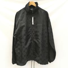 【未使用】F.C.Real Bristol MONOGRAM JACQUARD NYLON エフシーレアルブリストル モノグラム ジャガード ナイロン ブルゾン アウター ブラック　S　/m 241219 01326hi◇128