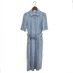 LAURA ASHLEY ローラアシュレイ シャツ ワンピース サイズ:UK12  ブルー  レディース 　240002231051