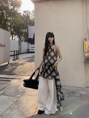 ストーン付きラテン練習着★かっこいいワンピース✨ ストーン付きラテン練習着☆かっこいいワンピース? - メルカリ