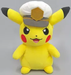【中古】ぬいぐるみ キャプテンピカチュウ B(口開き) もふぐっとぬいぐるみ～キャプテンピカチュウ～ 「ポケットモンスター」