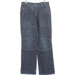 古着 90年代~ トミーヒルフィガー TOMMY HILFIGER JEANS ダブルニー ストレートデニムパンツ メンズw34相当 ヴィンテージ/eaa419648