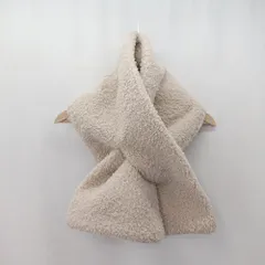 ◇ ⊇ CONTROL FREAK コントロールフリーク もこもこ ネックマフラー ベージュ系 レディース E  【1506130006381】