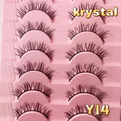 新入荷　3D立体つけまつげ　カール　キュート　10ペアセット