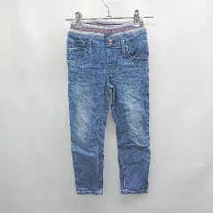 ◇ Θ EDWIN エドウィン カジュアル系 ストレートジーンズ サイズ110 ブルー系 キッズ 子供服 E  【1507250001317】