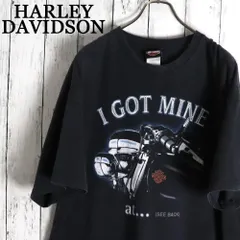 00s USA製 ハーレーダビッドソン 前後プリントTシャツ ２XL Hanes