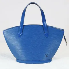 LOUIS VUITTON ルイヴィトン M52275 エピ サンジャック キャンバス ハンドバッグ トートバッグ トレドブルー