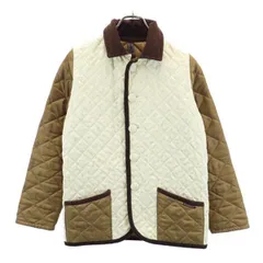 ラベンハム 日本製 キルティングジャケット 36 茶系 LAVENHAM フロントレース レディース 【中古】  【221229】