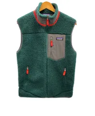 patagonia レトロ フリースベスト アイボリー/グリーン 2025年最新】レトロx ベスト グリーンの人気アイテム - メルカリ