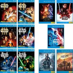 スター・ウォーズ(11枚セット)エピソード 1 ファントム・メナス、2 クローンの攻撃、3 シスの復讐、4 新たなる希望、5 帝国の逆襲、6 ジェ