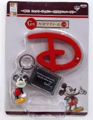 【中古】キーホルダー・マスコット(キャラクター) ミッキーマウス カラビナチャーム 「一番くじ ウォルト・ディズニー 110th アニバーサリー」 G賞