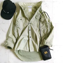 美品　マディソンブルー　半袖シャツ　カーキ　サイズ1 マディソンブルー シャツ（メンズファッション） | ファッション