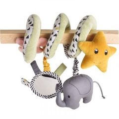 TIKIRI スパイラル アクティビティトイ Spairal Activity Toy ぞう ラトル 仕掛け ベビー 星 ミラー ティキリ