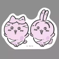 【中古】シール・ステッカー 2.ハチワレ＆うさぎ 「ちいかわ ダイカットステッカーセット3」