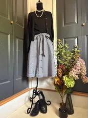 ニットカーディガン　アンサンブル