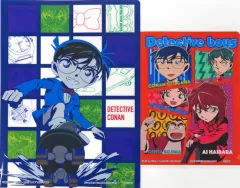 【中古】クリアファイル コナン/少年探偵団 三原色マジッククリアファイルセット(2枚組) 「一番ラボ 名探偵コナン」 F賞