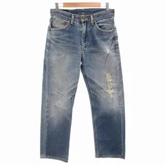 リー LEE RIDERS 10200 デニムパンツ ジーンズ ストレート ダメージ加工 30×33 インディゴ /FF ■GY99