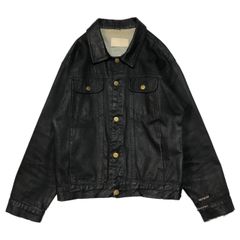 Maison Martin Margiela(メゾン マルタンマルジェラ) 90's Artisanal  Bianchetto denim jacket アーティザナル ペンキ 加工 デニム ジャケット ビアンケット M ブラック 白タグ 90年代