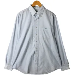 古着 80~90年代 ブルックスブラザーズ Est.1818 長袖 ボタンダウンストライプシャツ USA製 メンズL相当/eaa543606