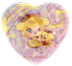 【中古】バッジ・ピンズ MEMちょ＆ポムポムプリン 「【推しの子】×サンリオキャラクターズ POP UP SHOP ホログラムハート型缶バッジ」