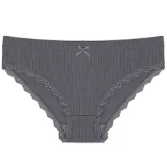 スタンダードショーツ 綿 レディース シンプル リブあみ リボン ストレッチ ローライズ レース 下着 M L LL 黒 緑 水色 rs-026