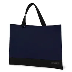 COLORFUL CANDY STYLE 新品  レッスンバッグ リバーシブル ループ付き ディープネイビー 子供用 手提げバッグ お稽古バッグ 絵本袋 通学 入園グッズ 子供 ピアノ おけいこバッグ 小学生 入学 おしゃれ かわいい 幼稚園 お受験 大きめ