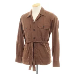 【美品】ORIAN LARMYコットンサファリジャケット ベージュ Sold Out】オリアン｜ORIAN｜コットンサファリジャケット｜LARMY