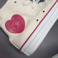 ◇ Θ CONVERSE コンバース ハイカット スニーカー サイズ24.0 クリーム系 レディース E  【1504240021386】